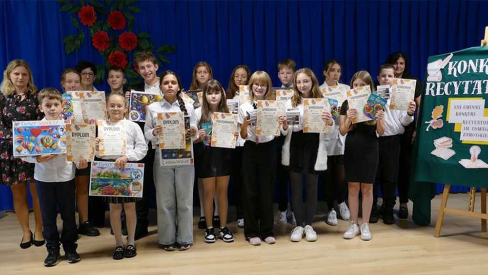 XIII Gminny Konkurs Recytatorski im. Tomasza Zamoyskiego