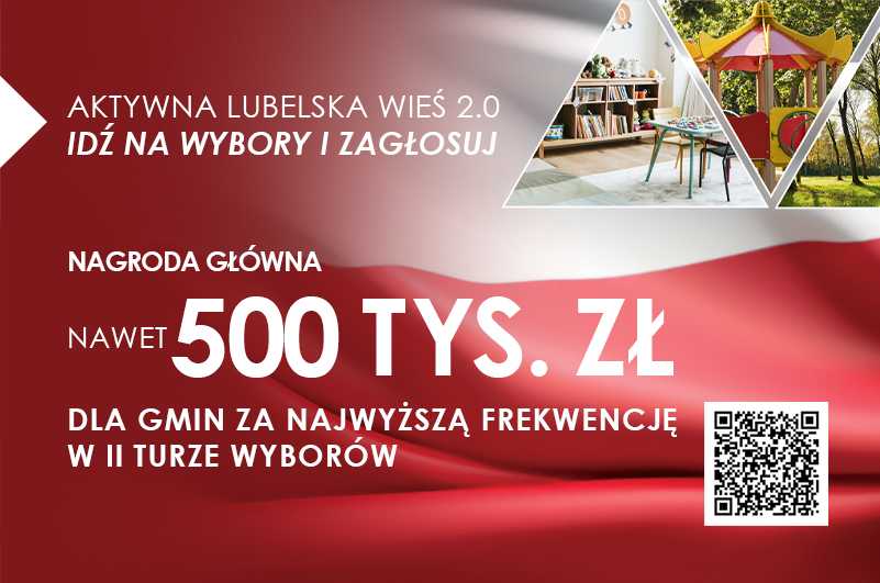 Samorząd Województwa Lubelskiego przekaże nagrody finansowe gminom z najwyższą procentową frekwencją wyborczą