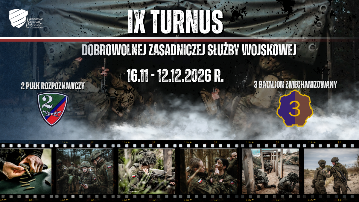 IX turnus Dobrowolnej Zasadniczej Służby Wojskowej — ostatni turnus w 2026 roku