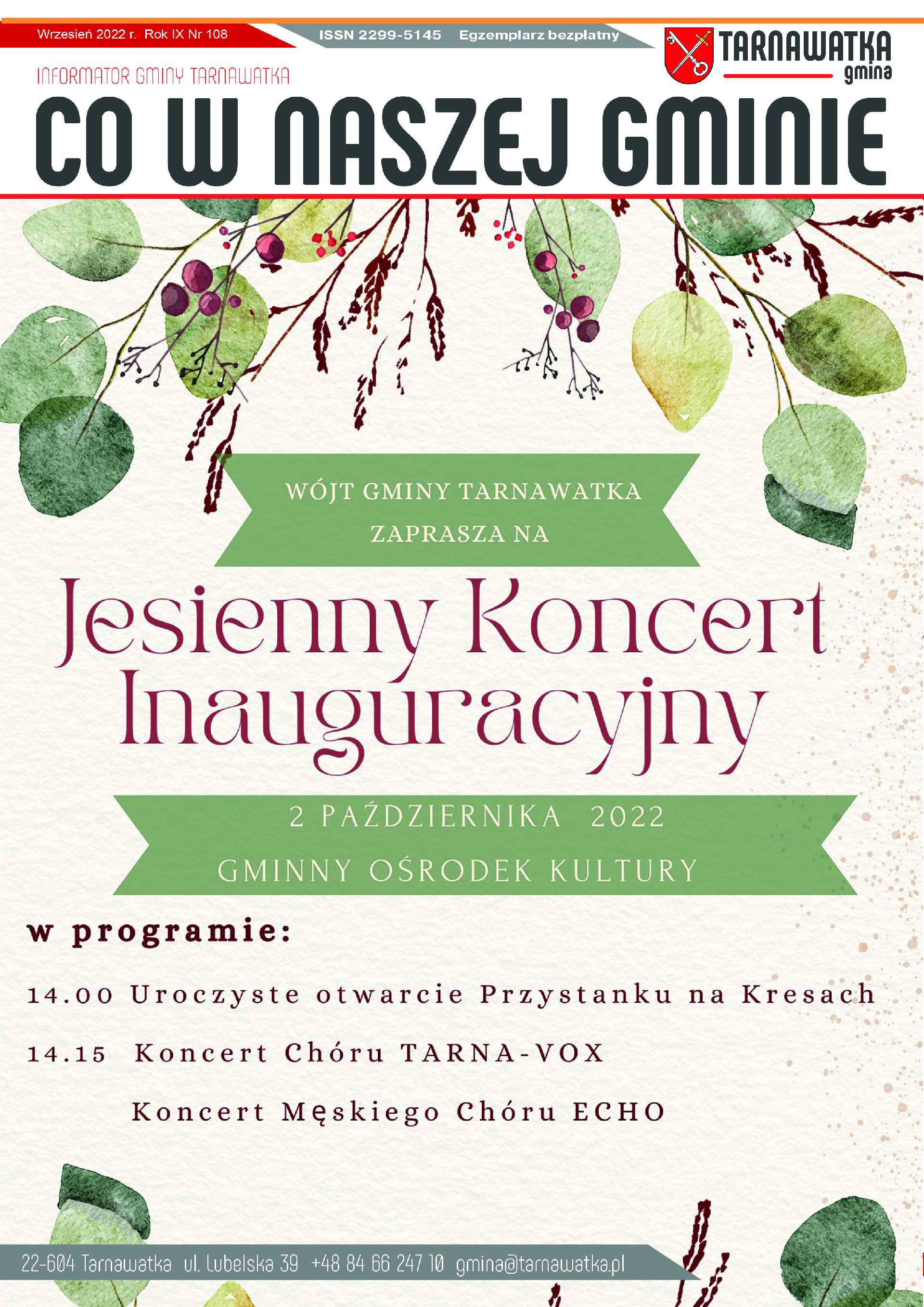 Wrzesień 2022 | Rok IX | Nr 108